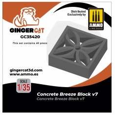 1/35 Concrete Breeze Blocks Version 7 (40pcs)