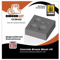 1/35 Concrete Breeze Blocks Version 10 (40pcs)