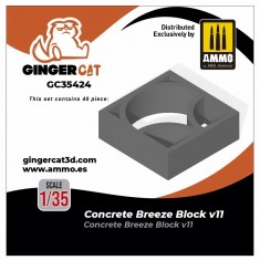 1/35 Concrete Breeze Blocks Version 11 (40pcs)