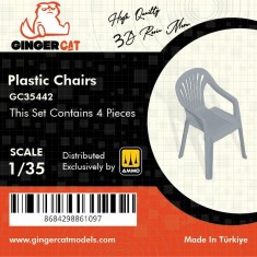1/35 Plastic Chairs (4pcs)