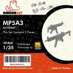 1/35 MP5A3 Submachine Guns (5pcs)