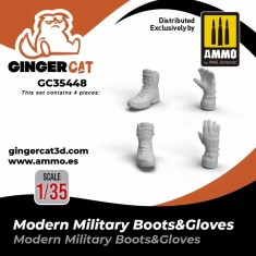 1/35 Modern Military Boots and Gloves (6pcs)