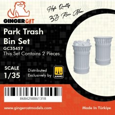 1/35 Park Trash Bin Set
