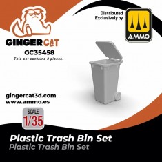 1/35 Plastic Trash Bin Set