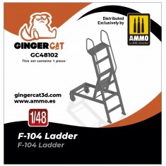 1/48 F-104 Starfighter Ladder for Kinetic/Hasegawa