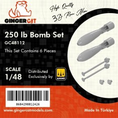 1/48 250lb Bomb Set (6pcs)