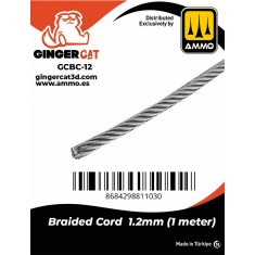 Braided Cord 1.2mm x 1m for 1/35 Armoured kits