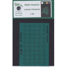 1/35 Chestnut Leaves - Green (50pcs)
