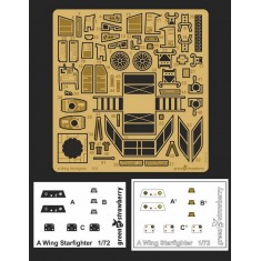 1/72 RZ-1 A-Wing Detail Set for Bandai kits [Star Wars Return of the Jedi]