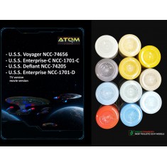 ATOM Paint Set - Federation Starship Colours Late (11 bottles, 20ml each)