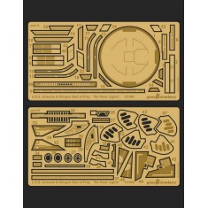 1/1000 USS Grisson & Klingon Bird of Prey Detail set for Polar Lights kits