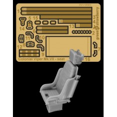 1/32 Colonial Viper Mk.VII Seats for Revell/Moebius model