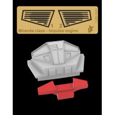 1/537 USS Reliant / Miranda class Impulse Engine for AMT kit [STAR TREK II]