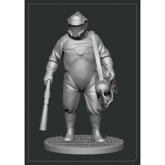 1/20 Worm Farmer in Hazard Suit with Feeding Device