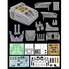 1/72 Runabout Danube class Starship Cockpit (TNG Ver) Detail Set for AMT kits [Star Trek]