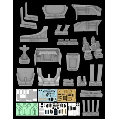 1/72 Runabout Danube class Cockpit (DS9 Ver) Detail Set for AMT kits [Star Trek]