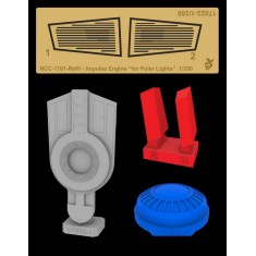 1/350 USS Enterprise/Constitution Refit Impulse Engine Detail set for Polar Lights