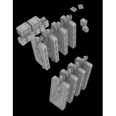 1/72 "Razor Crest" Cargo Stuff & Carbonites for AMT kit [STAR WARS - Mandalorian]