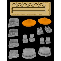 1/72 "Razor Crest" Engines for AMT kit [STAR WARS - Mandalorian]