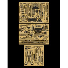 1/350 Kronos one (Qo'noS) - Ornament PE Photo-etch Detail set for Polar Lights kit