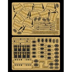 1/4105 Battlestar Pegasus Exterior Detail set for Moebius kit