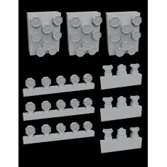 1/350 NCC-1701-A Hangar Eqipment Detail set for Polar Lights kit