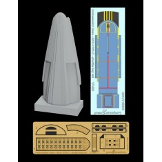 1/1400 Ambassador class - U.S.S. Enterprise NCC-1701-C Shuttle Bay Tail for AMT kit
