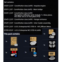 1/537 Constitution class - USS Enterprise NCC-1701-A [Fruit Pack]