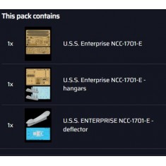 1/1400 USS Enterprise NCC-1701-E Super Detail set for AMT kit [FruitPACK]