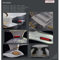 1/1400 USS Enterprise NCC-1701-D Closed Hangars Super Detail set for AMT kit [FruitPACK]