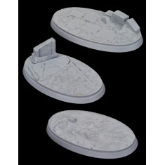 Wargaming - Resin Zombie Graveyard Bases 75mm (3pcs)