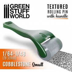 Rolling Pin with Handle - Cobblestone Small for Modelling Clay