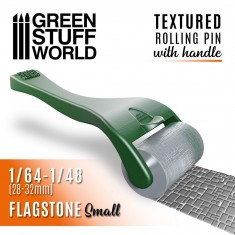 Rolling Pin with Handle - Flagstone Small for Modelling Clay