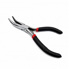 Bent Long-Nose Hobby Pliers with Matt Grip Handles (12.5cm)