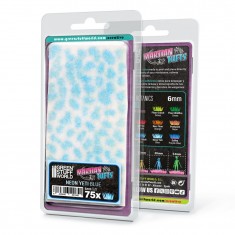 Self-Adhesive Martian Fluor Tufts - Neon Yeti Blue for Diorama Scenery