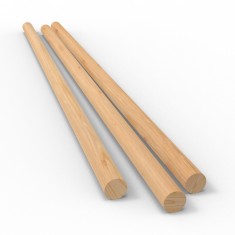 Pinewood Round Rod 6x250mm for Model Making