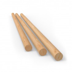 Pinewood Round Rod 8x250mm for Model Making