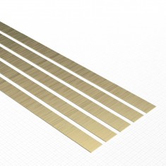 Flat Brass Profile 0.2x6mm (5pcs)