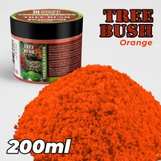 Tree Bush Clump Foliage - Orange - 200ml for Dioramas and Scenery