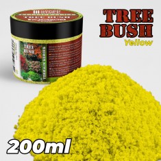 Tree Bush Clump Foliage - Yellow - 200ml for Dioramas and Scenery