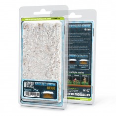 Self-Adhesive Shrubs Tufts - 6mm Frosted Snow - Beige for Diorama Scenery (75pcs)