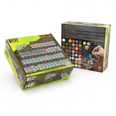Starter Mega Acrylic Paint Set for Miniature Painting (48x17ml)