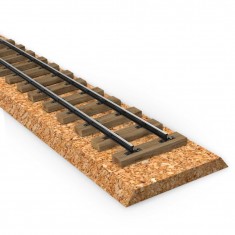 N Cork Roadbed for Model Making