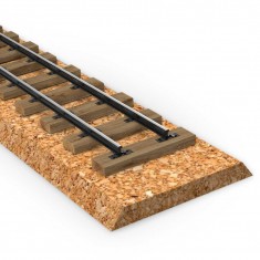 0 Cork Roadbed for Model Making