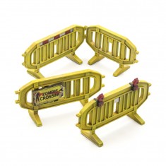 1/48 Resin Plastic Barricades for Dioramas (4pcs)