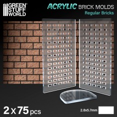 Acrylic Moulds - Bricks for Modelling Clay