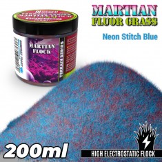 Martian Fluor Grass - Neon Stitch Blue - 200ml for Diorama Scenery