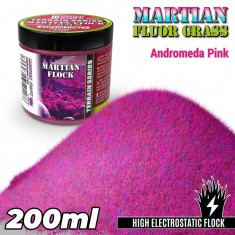 Martian Fluor Grass - Andromeda Pink - 200ml for Diorama Scenery
