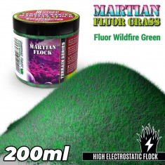 Martian Fluor Grass - Wildfire Green - 200ml for Diorama Scenery