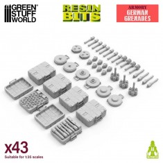 1/35 WWII German Grenades (41pcs)